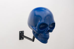 H-Skull Support pour casque Shiny Blue