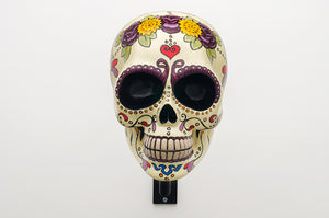 <transcy>H-Skull Mexican Roses Helmet Holder</transcy>