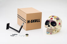 Load image into Gallery viewer, &lt;transcy&gt;H-Skull Mexican Roses Helmet Holder&lt;/transcy&gt;
