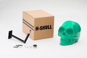 H-Skull Support pour casque Aqua Green