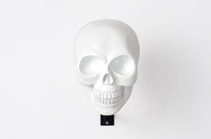 H-Skull Support pour casque Shiny White