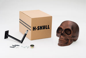 H-Skull Support pour casque Antik Copper