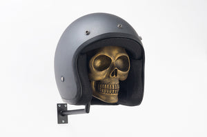 <transcy>H-Skull Antik Gold Helmet Holder</transcy>