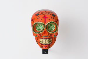 H-Skull Support pour casque Mexican Orange