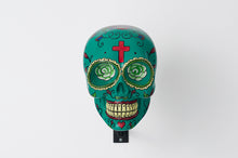 Load image into Gallery viewer, &lt;transcy&gt;H-Skull Helmet Holder Mexican Turquoise&lt;/transcy&gt;
