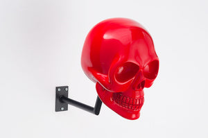<transcy>H-Skull Helmet Holder Shiny Red</transcy>
